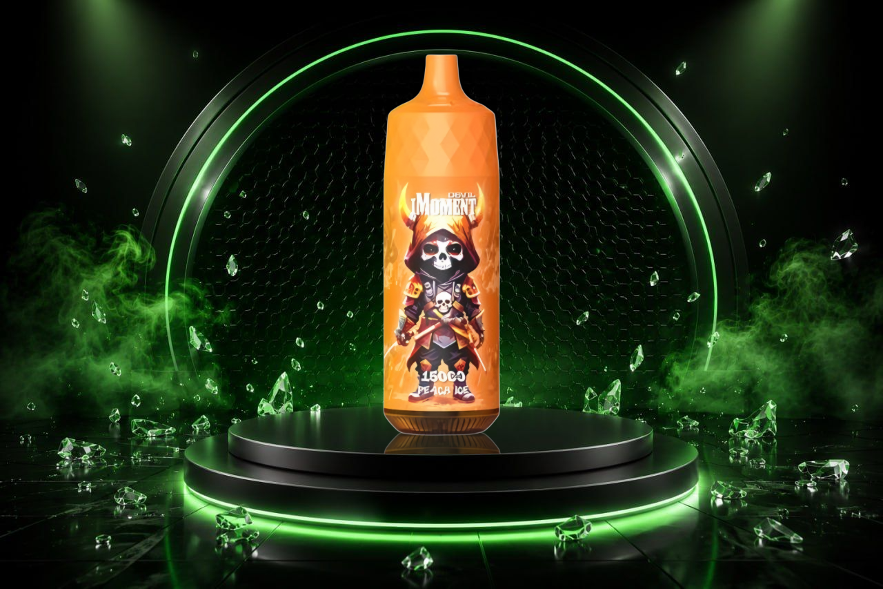 iMoment Vape Devil 15K Peach Ice Einweg E-Zigarette 15000 Züge